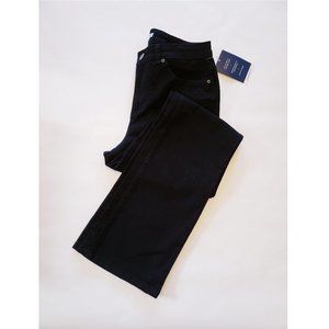 Basic Editions 5 pocket jeans, modern boot cut, black, NWT, size 8 Avg